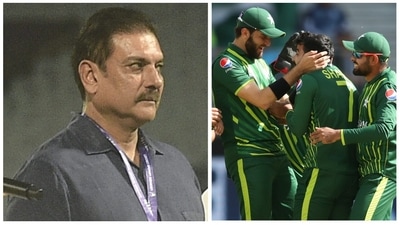 Ravi Shastri made a bold prediction about the Pakistani superstar (AP/PTI) Ravi Shastri made a bold prediction about the Pakistani superstar (AP/PTI)