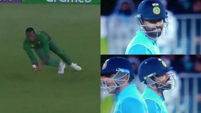 Hardik Pandya left dumbstruck as Kagiso Rabada pulls of a stunner to dismiss him Hardik Pandya left dumbstruck as Kagiso Rabada pulls of a stunner to dismiss him