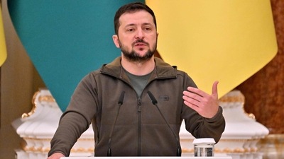 Russia-Ukraine War: Ukrainian President Volodymyr Zelensky is seen. (AFP)