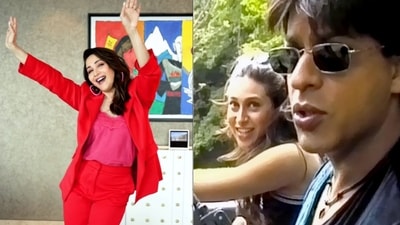 Karisma Kapoor, Madhuri Dixit and Shah Rukh Khan starred in Dil Toh Pagal Hai. Karisma Kapoor, Madhuri Dixit and Shah Rukh Khan starred in Dil Toh Pagal Hai.