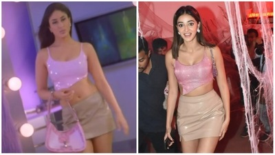 Kareena Kapoor has commented on Ananya Panday's Halloween look.