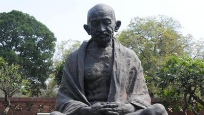 Mahatma Gandhi statue. (Representational Image) (IANS)