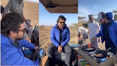 Ram Charan and his wife Upasana are holidaying in Tanzania currently. Ram Charan and his wife Upasana are holidaying in Tanzania currently.