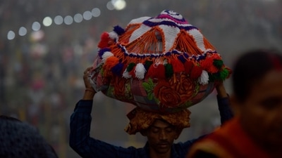 The four-day festival started on Friday, and the last day of the puja will be celebrated on Monday. (Sunil Ghosh/ Hindustan Times) The four-day festival started on Friday, and the last day of the puja will be celebrated on Monday. (Sunil Ghosh/ Hindustan Times)