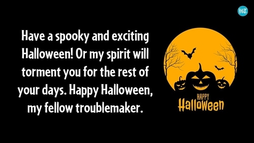 Halloween is all about wearing spooky costumes. going trick-or-treating, and eating candies. (HT Photo) Halloween is all about wearing spooky costumes. going trick-or-treating, and eating candies. (HT Photo)