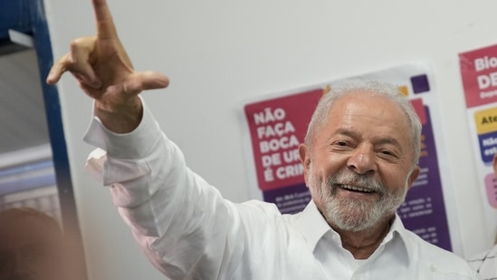 Brazil Election 2022: Luiz Inacio Lula da Silva is seen.(AP)
