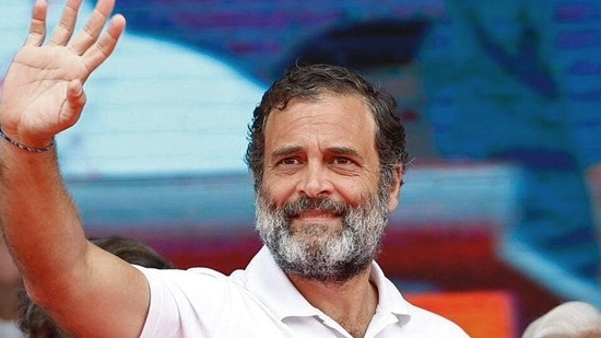 Rahul Gandhi, who was on the third day of his Bharat Jodo Yatra in Telangana, had an interaction with weavers and tribal farmers at Gopalpur Kalan village of Devarkadra block in Mahabubnagar district for more than an hour. (Congress)(HT_PRINT) Rahul Gandhi, who was on the third day of his Bharat Jodo Yatra in Telangana, had an interaction with weavers and tribal farmers at Gopalpur Kalan village of Devarkadra block in Mahabubnagar district for more than an hour. (Congress)(HT_PRINT)