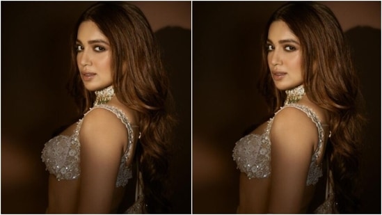 Bhumi’s lehenga diaries are drool-worthy as well as envy-inducing. A few days back, the actor shared a slew of pictures of herself looking every bit gorgeous in a white lehenga. (Instagram/@bhumipednekar)