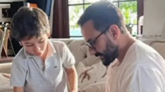 Saif Ali Khan and Taimur are chilling in Maldives. 