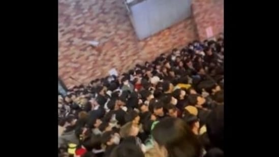 Seoul Halloween stampede: The alleyway was packed wall to wall when people started falling on top of each other