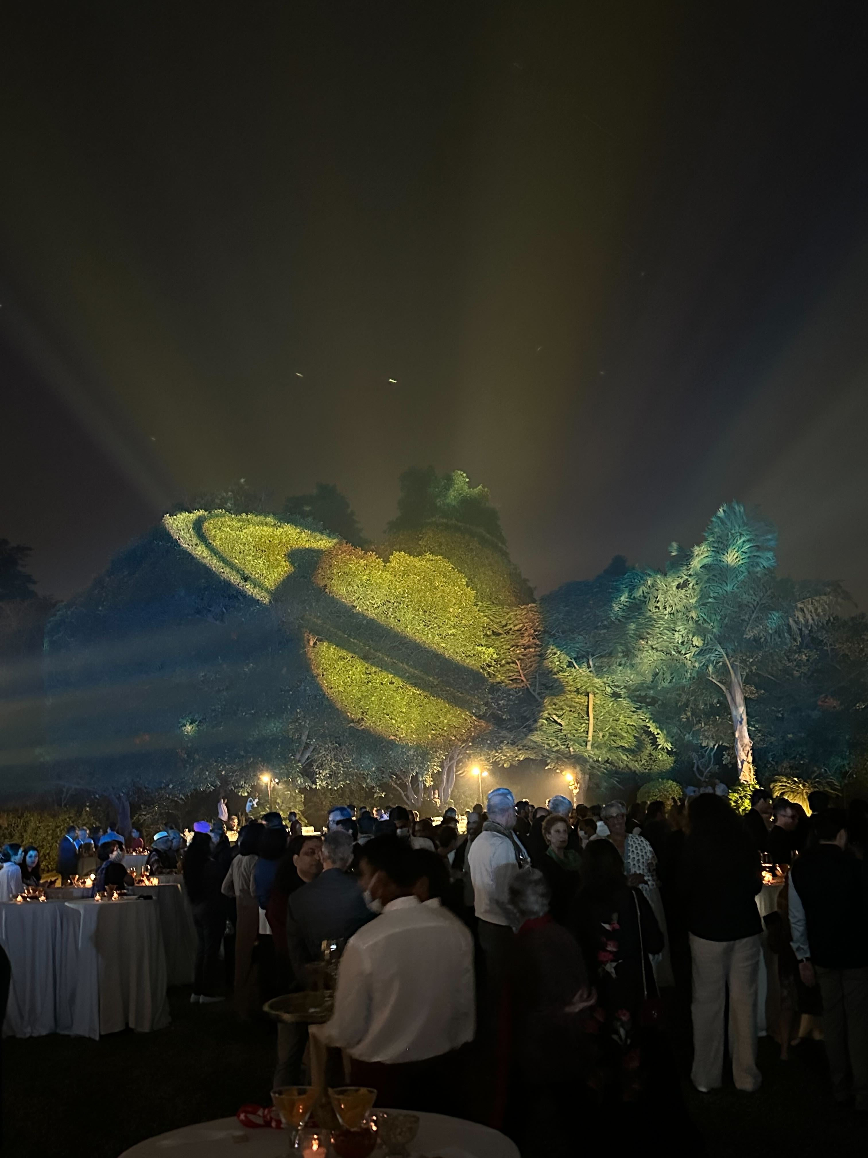 Planet Saturn descended on Earth, courtesy Gerry Hofstetter’s creativity.