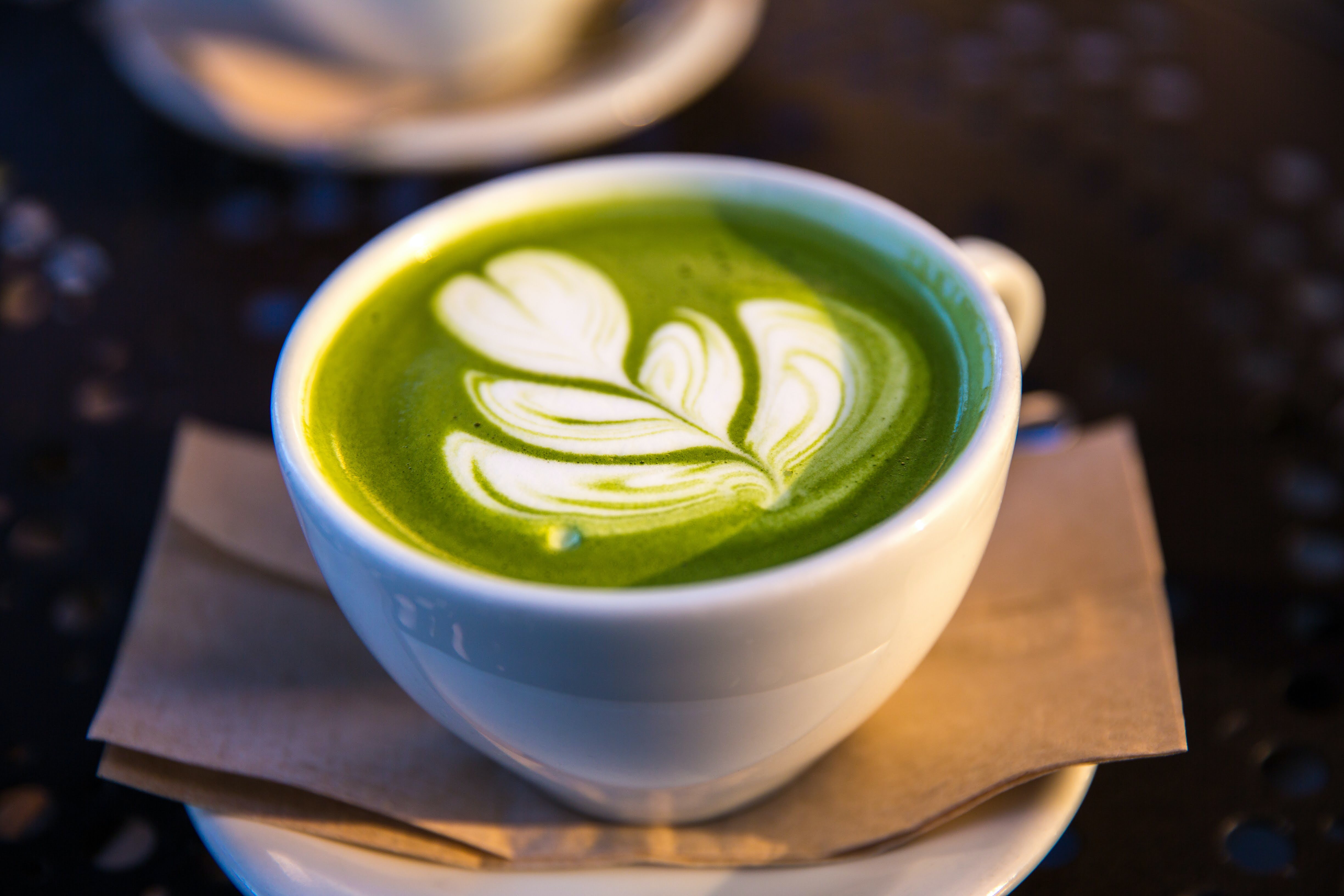 Hot matcha latte(Unsplash)