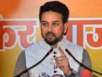 Union minister Anurag Thakur. (Deepak Sansta/HT) Union minister Anurag Thakur. (Deepak Sansta/HT)