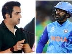 Gambhir didn't mince words when the former India opener reflected on Karthik's frustrating knock(ANI/PTI) Gambhir didn't mince words when the former India opener reflected on Karthik's frustrating knock(ANI/PTI)