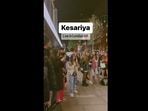 Harsh Goenka shared a video of a musician singing Kesariya from the film Brahmastra on his Twitter handle.