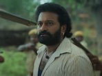 Rishab Shetty in a still from Kantara. Rishab Shetty in a still from Kantara.