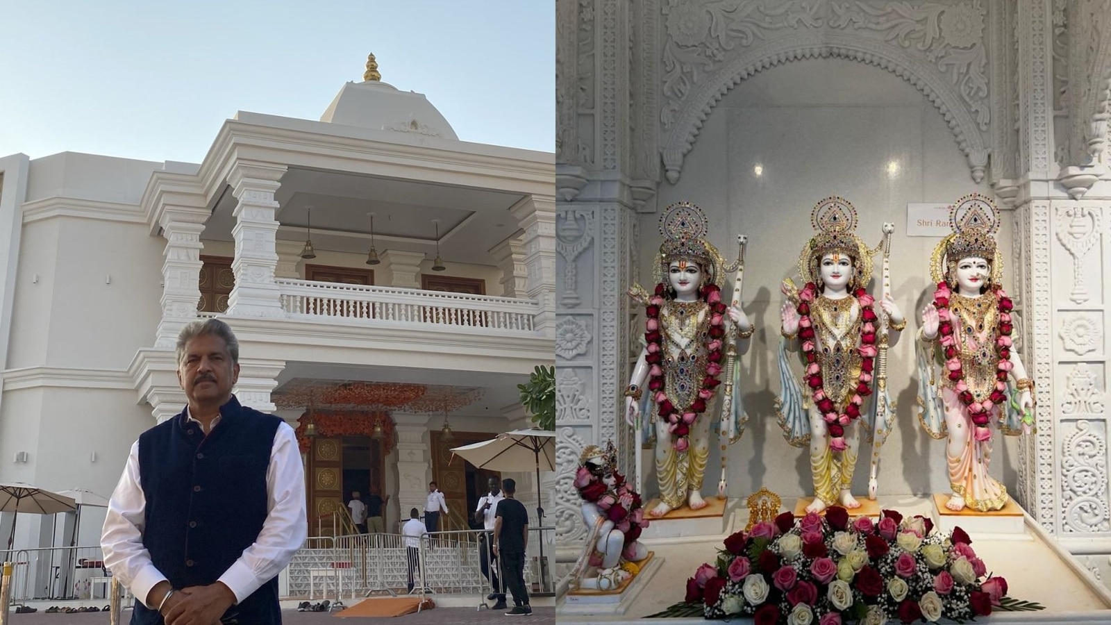 Anand Mahindra Visits Newly Built Hindu Temple In Dubai Shares Pic   Anand Mahindra Visits Hindu Temple In Dubai 1667207445697 1667207467089 1667207467089 