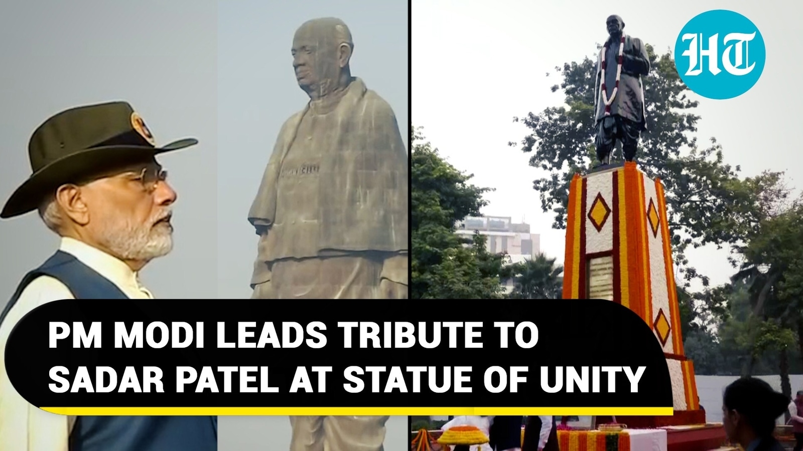 PM Modi pays floral tribute to Sardar Patel at Statue of Unity on