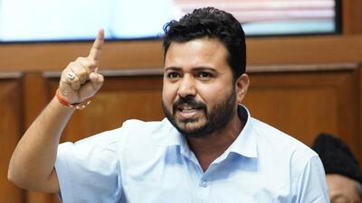 AAP MLA Durgesh Pathak, who is also handling the party’s MCD polls campaign (HT Photo) AAP MLA Durgesh Pathak, who is also handling the party’s MCD polls campaign (HT Photo)