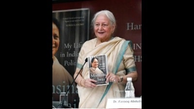 Rajya Sabha MP launched her autobiography ‘My Life in Indian Politics’ in Lucknow. (File photo) Rajya Sabha MP launched her autobiography ‘My Life in Indian Politics’ in Lucknow. (File photo)
