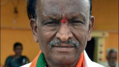 Karnataka minister MTB Nagaraj said that he was not acquainted with the deceased inspector Nandeesh and had “visited his home to offer condolences as the officer hailed him from his (Kuruba) community”. (ANI) Karnataka minister MTB Nagaraj said that he was not acquainted with the deceased inspector Nandeesh and had “visited his home to offer condolences as the officer hailed him from his (Kuruba) community”. (ANI)
