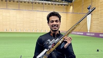 In the heat of an intense match in Cairo, Kusale didn't realise he had ensured India a berth for the Paris Olympics (SAI Media Twitter) In the heat of an intense match in Cairo, Kusale didn't realise he had ensured India a berth for the Paris Olympics (SAI Media Twitter)