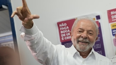 Brazil Election 2022: Luiz Inacio Lula da Silva is seen. (AP) Brazil Election 2022: Luiz Inacio Lula da Silva is seen. (AP)