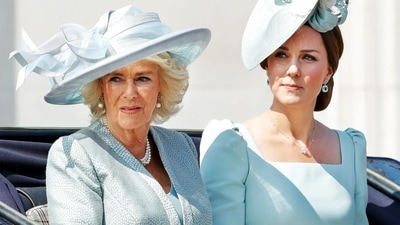 Kate Middleton- Queen Consort Camilla: Queen Consort Camilla and Kate Middleton are seen. (AFP File) Kate Middleton- Queen Consort Camilla: Queen Consort Camilla and Kate Middleton are seen. (AFP File)