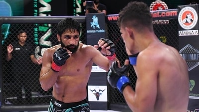 Sanjeet Budhwar will face off against Kyrgyzstan's Atabek Abdimitalipov in the main event (Matrix Fight Night) Sanjeet Budhwar will face off against Kyrgyzstan's Atabek Abdimitalipov in the main event (Matrix Fight Night)