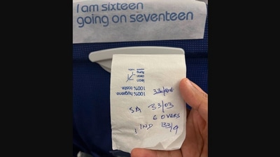 Passenger receives handwritten note from IndiGo pilot after requesting ...