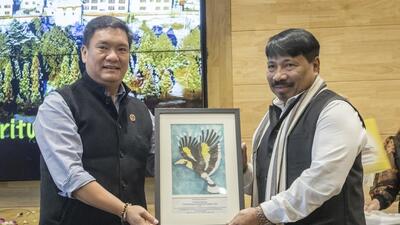 Arunachal Pradesh chief minister Pema Khandu held a meeting with a delegation from Assam comprising cabinet ministers and bureaucrats on the boundary disputes (Twitter/PemaKhanduBJP) Arunachal Pradesh chief minister Pema Khandu held a meeting with a delegation from Assam comprising cabinet ministers and bureaucrats on the boundary disputes (Twitter/PemaKhanduBJP)