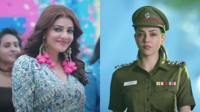 Ghosty teaser: Kajal Aggarwal as an actor and a police officer. Ghosty teaser: Kajal Aggarwal as an actor and a police officer.