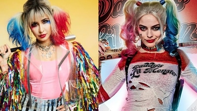 Katrina Kaif celebrates Halloween as Harley Quinn. Katrina Kaif celebrates Halloween as Harley Quinn.