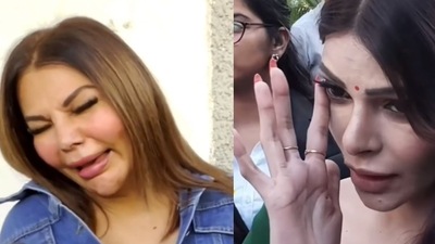 Rakhi Sawant reacted to Sherlyn Chopra's allegations.