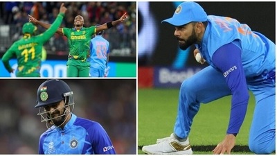 India endured a five-wicket defeat against South Africa in the T20 World Cup on Sunday India endured a five-wicket defeat against South Africa in the T20 World Cup on Sunday