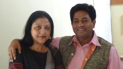 Sonali Chakraborty and Shankar Chakraborty in photo.