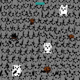 The image shows the solution for Halloween-related puzzle. (thedudolf) The image shows the solution for Halloween-related puzzle. (thedudolf)