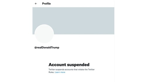 The screenshot of Donald Trump's Twitter account. (Twitter) The screenshot of Donald Trump's Twitter account. (Twitter)