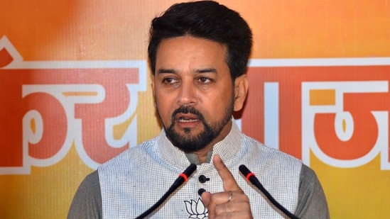 Union minister Anurag Thakur. (Deepak Sansta/HT) Union minister Anurag Thakur. (Deepak Sansta/HT)