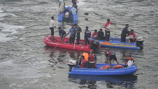 State minister Harsh Sanghvi told reporters that emergency responders and rescuers worked overnight to search for the survivors. Most of the victims were teens, women and older people, he added.(AP)