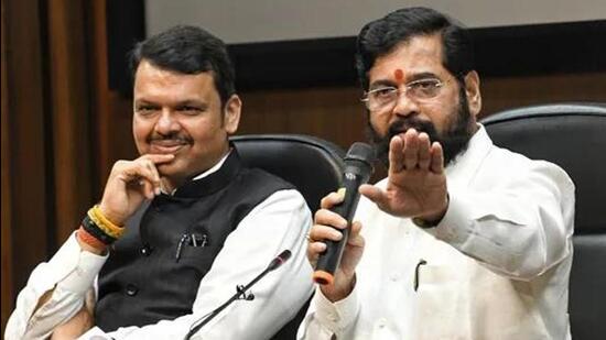 Maharashtra chief minister Eknath Shinde and deputy CM Devendra Fadnavis. (File Photo)