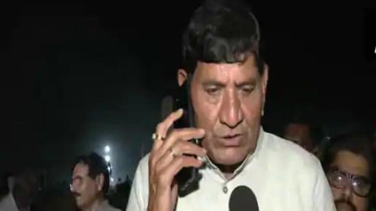 Lok Sabha MP from Rajkot, Mohan Kundariya, lost 12 relatives in Morbi bridge collapse. (ANI)