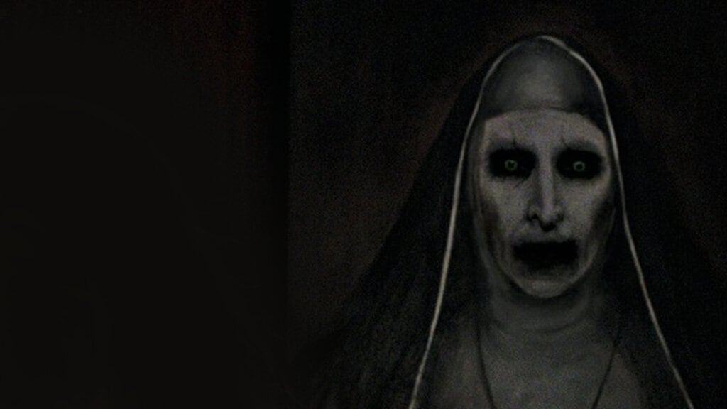 Bonnie Aarons as the demon nun Valak from The Conjuring 2.