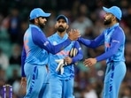 India's Rohit Sharma, left, and Virat Kohli shake hands after the T20 World Cup India's Rohit Sharma, left, and Virat Kohli shake hands after the T20 World Cup