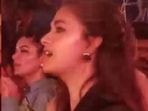 Keerthy Suresh at Anirudh Ravichander's concert. Keerthy Suresh at Anirudh Ravichander's concert.