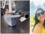 Preity Zinta shared a workout video on Instagram. Preity Zinta shared a workout video on Instagram.