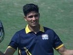 India cricketer Shubman Gill hit a match winning century to help Punjab win over Karnataka by nine runs(Screengrab Hotstar/BCCI) India cricketer Shubman Gill hit a match winning century to help Punjab win over Karnataka by nine runs(Screengrab Hotstar/BCCI)