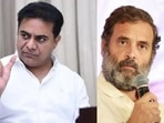 Telangana minister and TRS leader KT Rama Rao and Congress leader Rahul Gandhi sparred over the former party's recent name change. Telangana minister and TRS leader KT Rama Rao and Congress leader Rahul Gandhi sparred over the former party's recent name change.