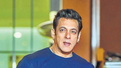Mumbai: Bollywood actor Salman Khan attends actor Aayush Sharma's birthday party in Mumbai, Tuesday night, Oct. 25, 2022. (PTI Photo)(PTI10_26_2022_000243A) (PTI)