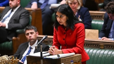 Britain's Home Secretary Suella Braverman. (AFP) Britain's Home Secretary Suella Braverman. (AFP)